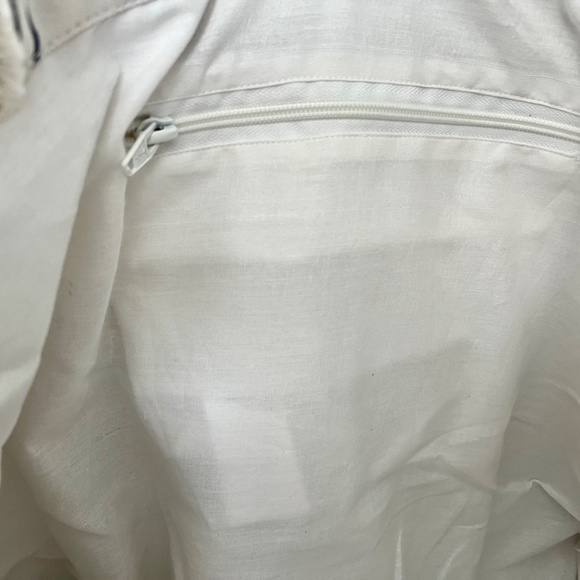 NWT Casey Key Canvas Tote Bag with Beaded Seahorse and Coral - Picture 4 of 4